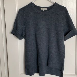 Madewell Cuffed Sleeve, Drop Hem Sweater